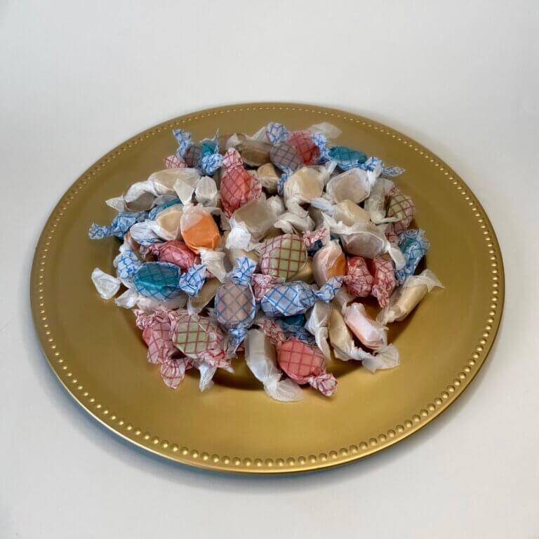 Salt Water Taffy Assorted Flavor 8 oz. Bag Parkside Candy